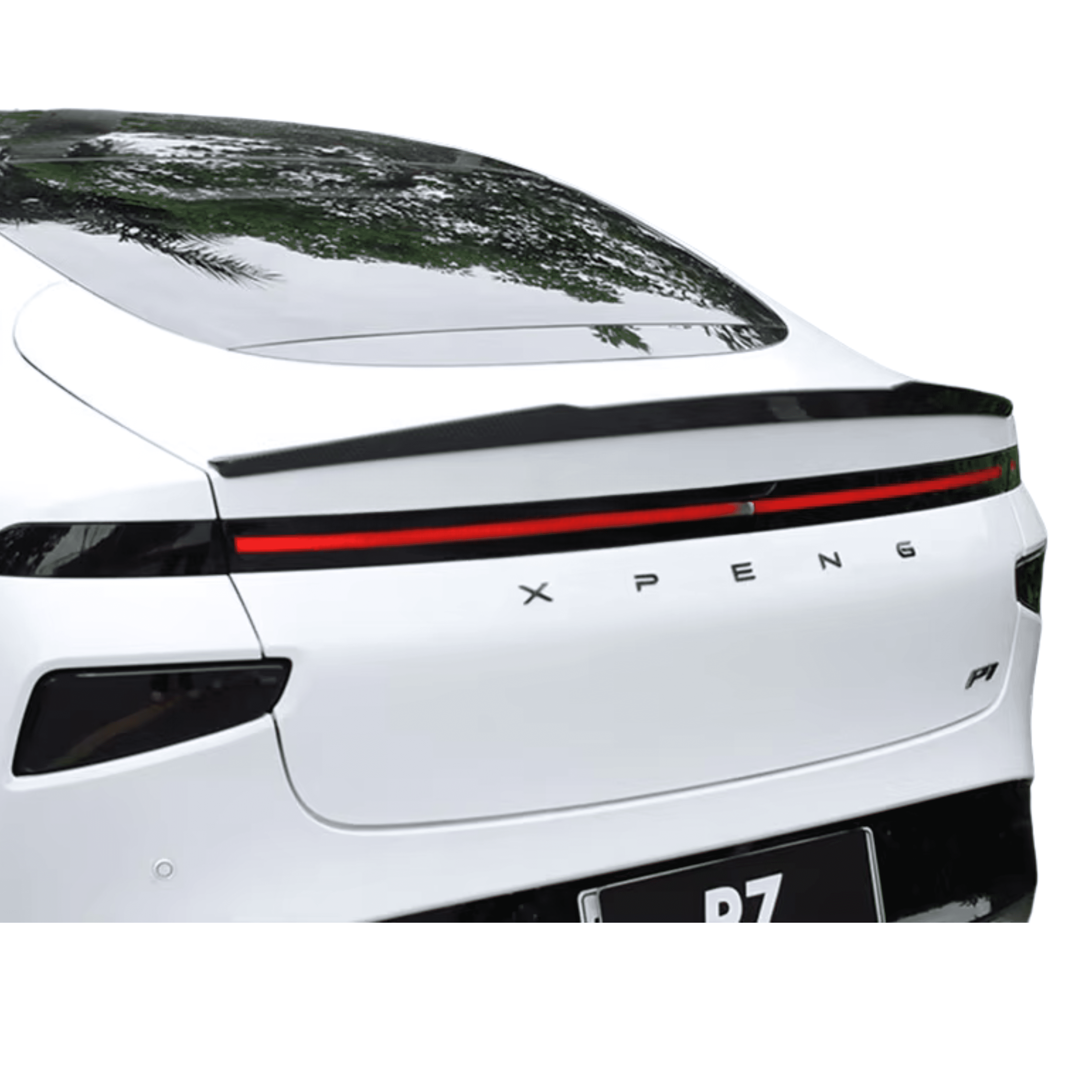 Spoiler Xpeng P7/P7i (karbon) - Bilde 2