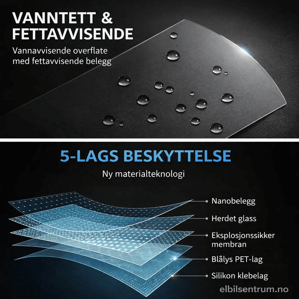 Herdet skjermbeskyttelse Mustang Mach- E 2021-2026 (Sett) - Bilde 5