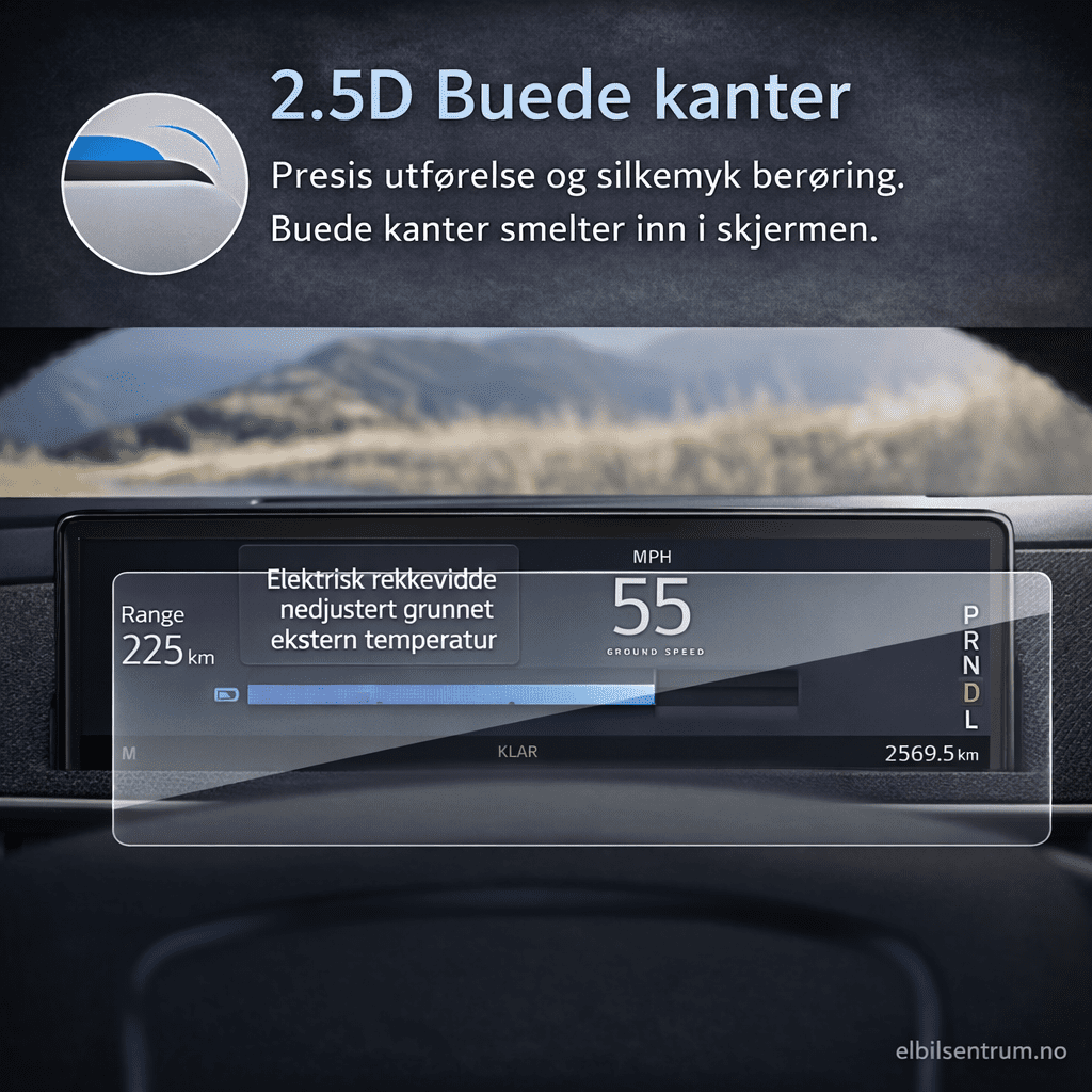 Herdet skjermbeskyttelse Mustang Mach- E 2021-2026 (Sett) - Bilde 7